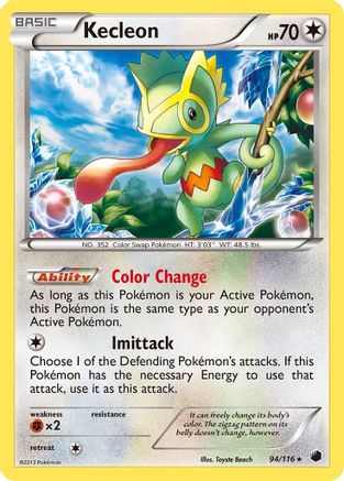 Kecleon (94/116) [Black & White: Plasma Freeze]-1