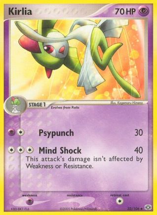 Kirlia (33/106) (Stamped) [EX: Emerald]-1