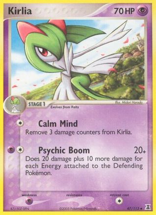 Kirlia (47/113) (Stamped) [EX: Delta Species]-1