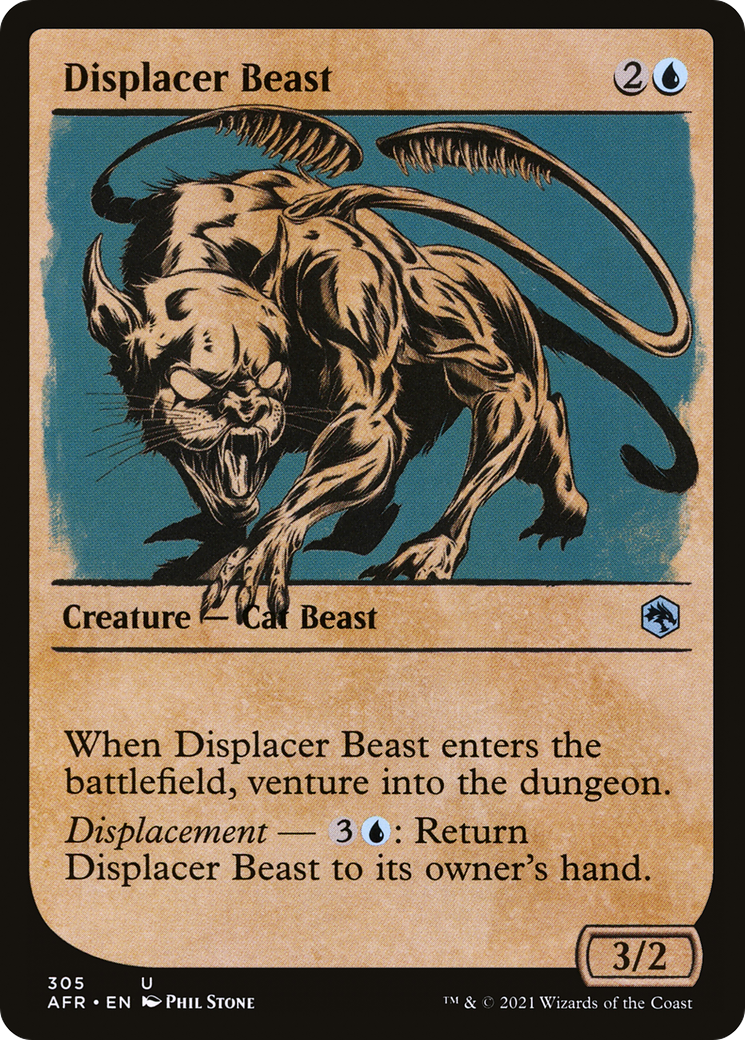 Displacer Beast (Showcase) [Dungeons & Dragons: Adventures in the Forgotten Realms]-1
