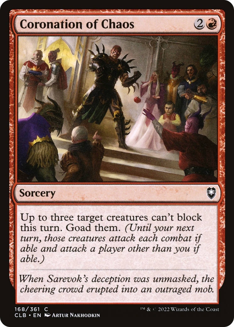 Coronation of Chaos [Commander Legends: Battle for Baldur's Gate]-1
