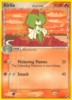 Kirlia (33/101) (Delta Species) (Stamped) [EX: Dragon Frontiers]-1