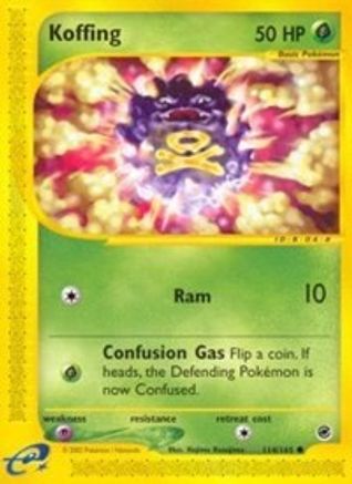 Koffing (114/165) [Expedition: Base Set]-1
