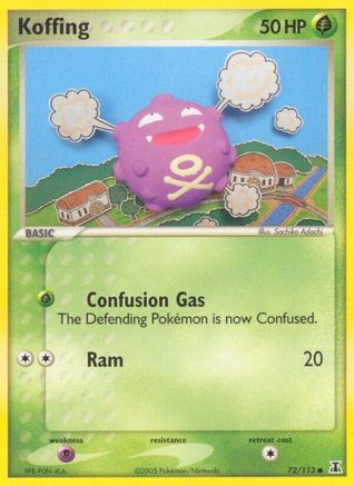 Koffing (72/113) (Stamped) [EX: Delta Species]-1