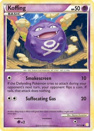Koffing (70/123) [HeartGold & SoulSilver: Base Set]-1
