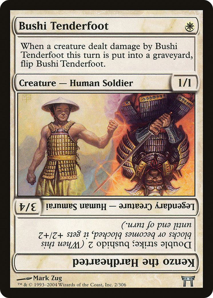 Bushi Tenderfoot // Kenzo the Hardhearted [Champions of Kamigawa]-1