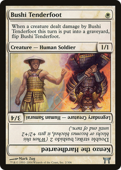 Bushi Tenderfoot // Kenzo the Hardhearted [Champions of Kamigawa]-1
