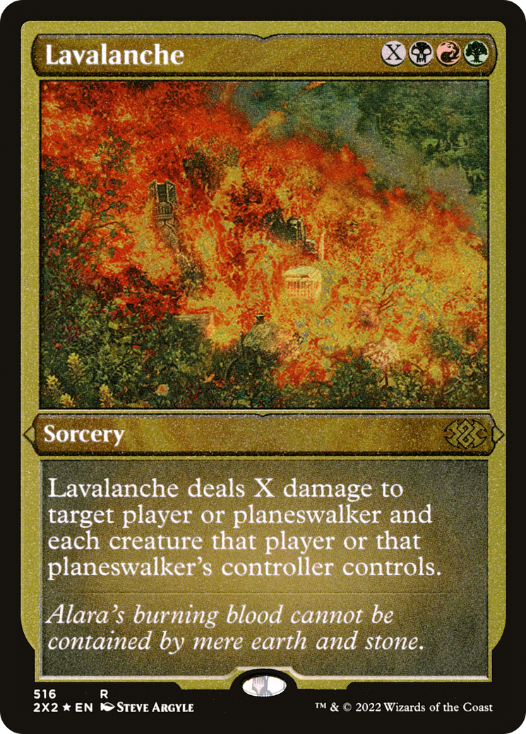 Lavalanche (Foil Etched) [Double Masters 2022]-1