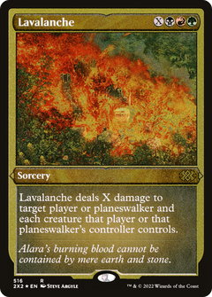 Lavalanche (Foil Etched) [Double Masters 2022]-1