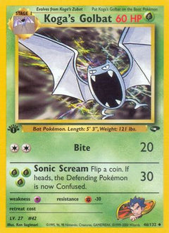 Koga's Golbat (46/132) [Gym Challenge Unlimited]-1