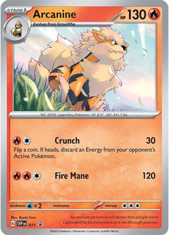 Arcanine (011) [Scarlet & Violet: Black Star Promos]-1
