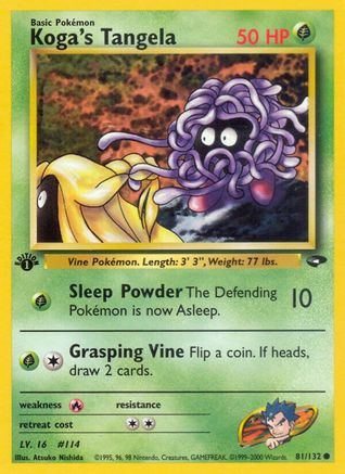 Koga's Tangela (81/132) [Gym Challenge Unlimited]-1