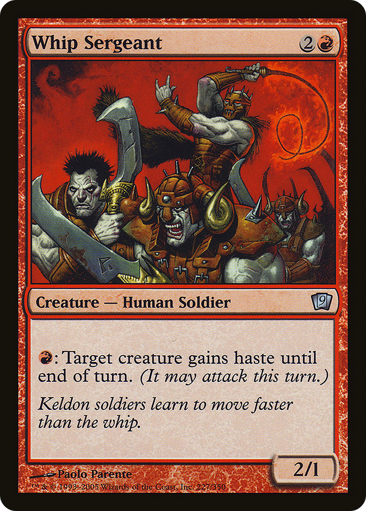 Whip Sergeant (9ED-227) - 9th Edition-1
