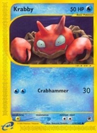 Krabby (115/165) [Expedition: Base Set]-1