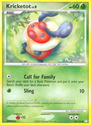 Kricketot (86/123) [Diamond & Pearl: Mysterious Treasures]-1