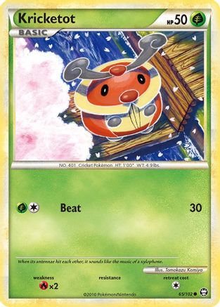Kricketot (65/102) [HeartGold & SoulSilver: Triumphant]-1