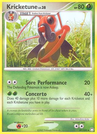 Kricketune (27/123) [Diamond & Pearl: Mysterious Treasures]-1