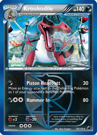 Krookodile (70/116) [Black & White: Plasma Freeze]-1