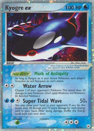 Kyogre ex (94/101) [EX: Hidden Legends]-1