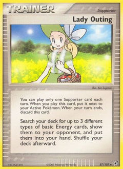 Lady Outing (87/107) (Stamped) [EX: Deoxys]-1