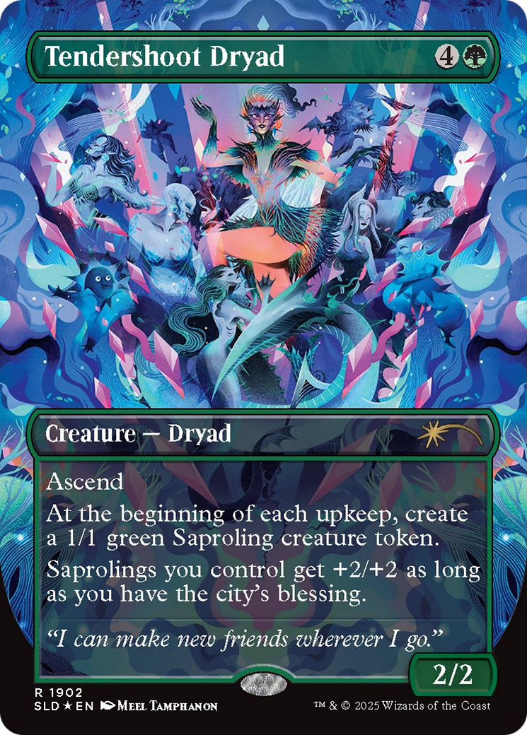 Tendershoot Dryad (Double Rainbow Foil) [Secret Lair Drop Series]-1