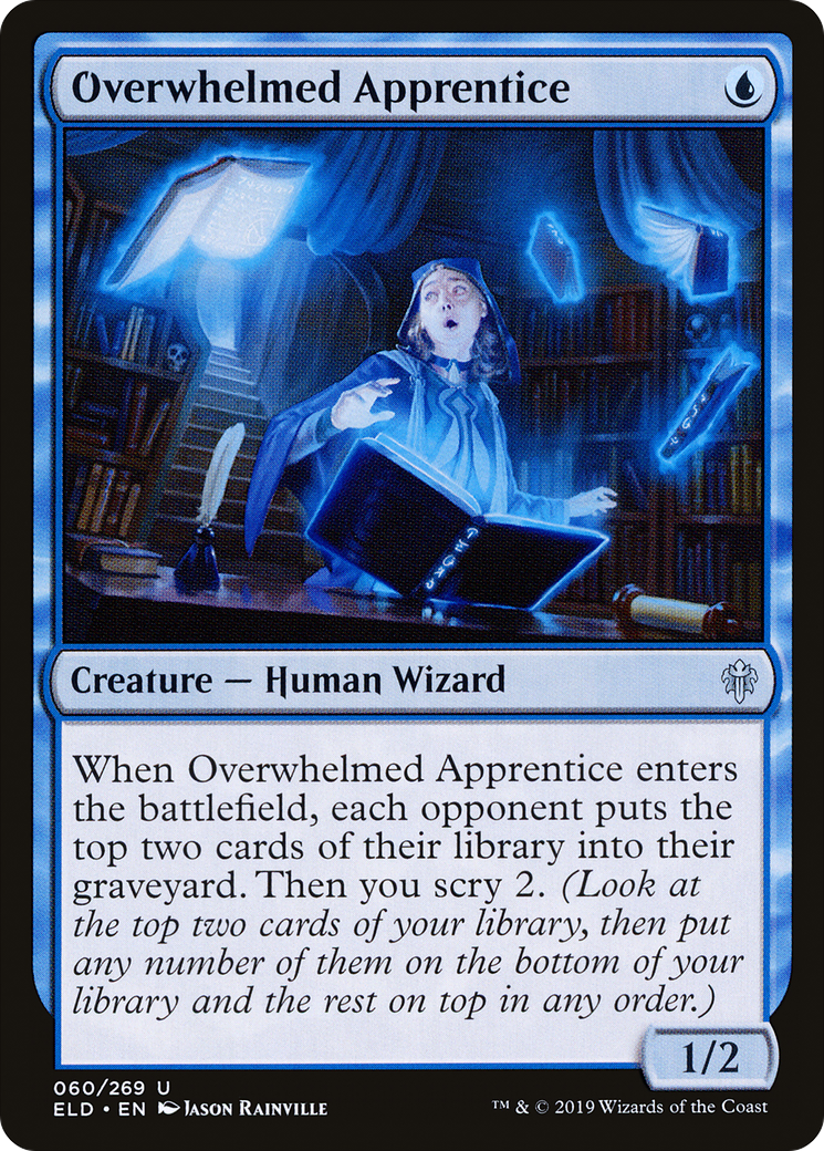 Overwhelmed Apprentice [Throne of Eldraine]-1