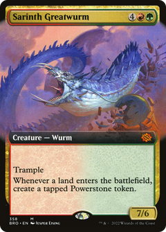 Sarinth Greatwurm (Extended Art) [The Brothers' War]-1