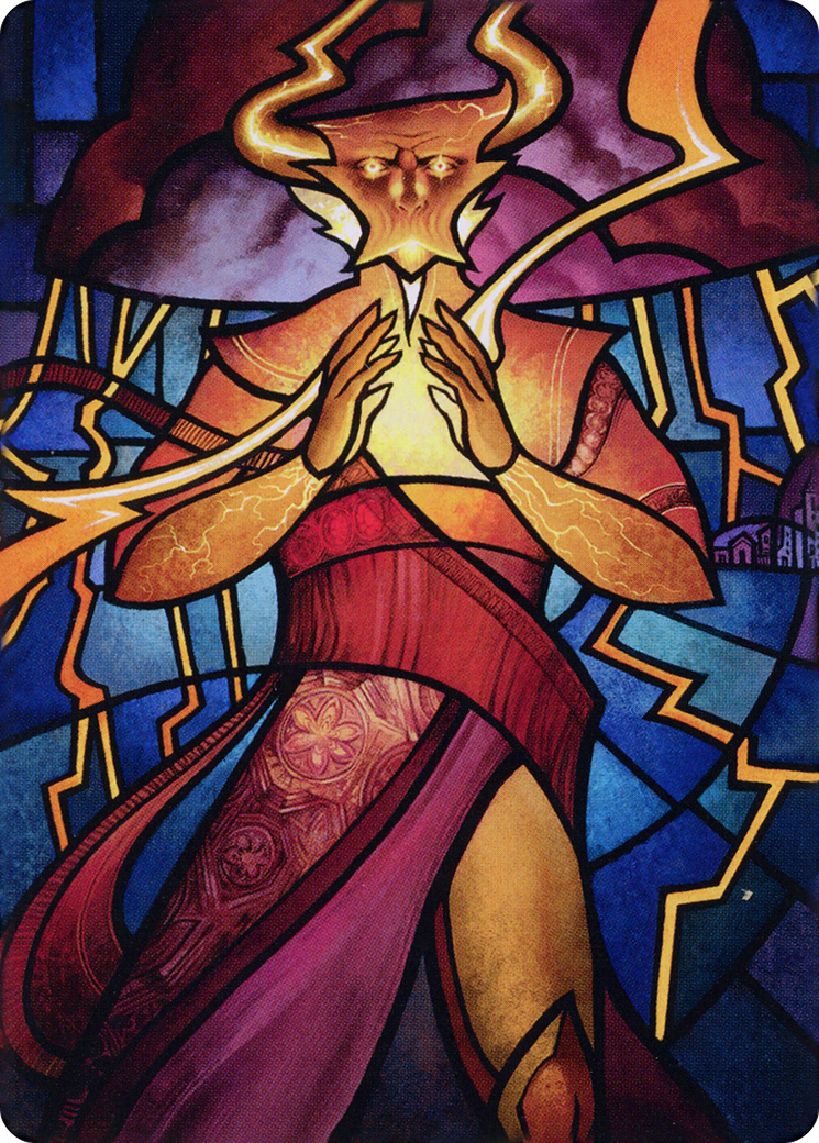 Najal, the Storm Runner // Najal, the Storm Runner (ADMU-074) - Dominaria United Art Series (Borderless)-1