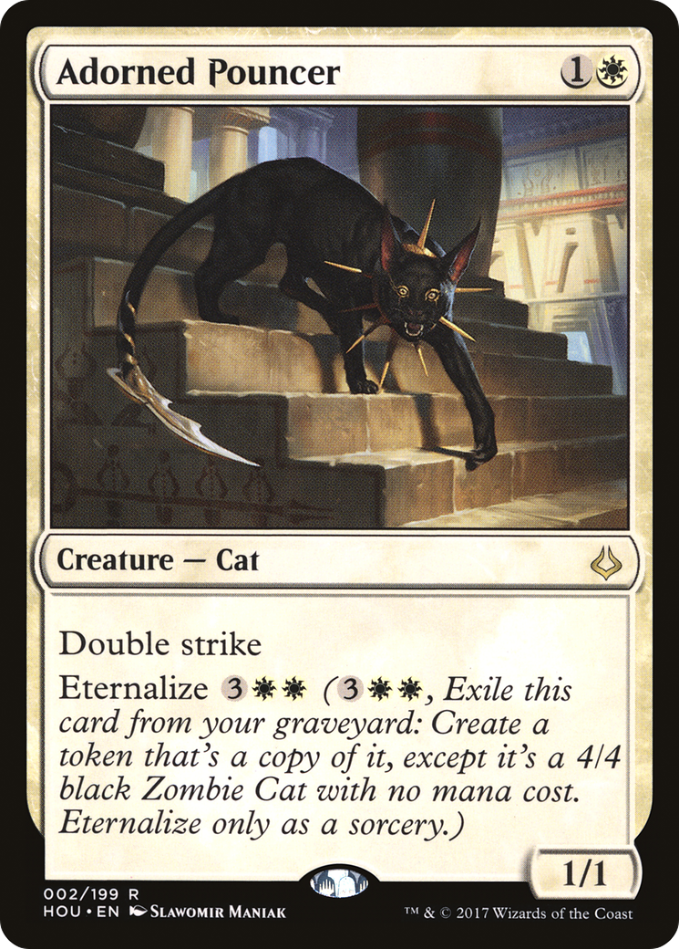 Adorned Pouncer [Hour of Devastation]-1