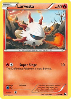 Larvesta (21/108) [Black & White: Dark Explorers]-1