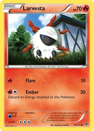 Larvesta (12/101) [Black & White: Plasma Blast]-1