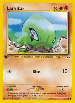 Larvitar (57/75) [Neo Discovery 1st Edition]-1