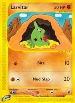 Larvitar (116/165) [Expedition: Base Set]-1