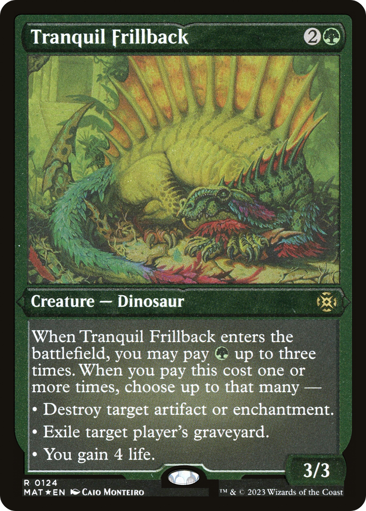 Tranquil Frillback (MAT-124) - March of the Machine: The Aftermath Etched Foil-1