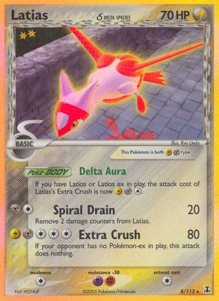 Latias (8/113) (Delta Species) (Stamped) [EX: Delta Species]-1