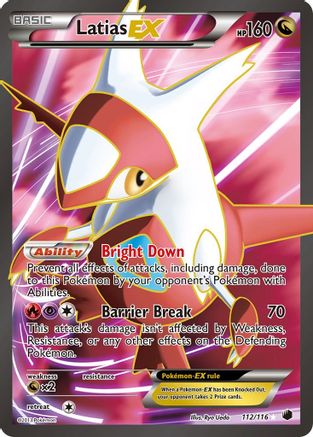 Latias EX (112/116) [Black & White: Plasma Freeze]-1