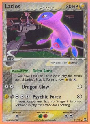 Latios (9/113) (Delta Species) (Stamped) [EX: Delta Species]-1