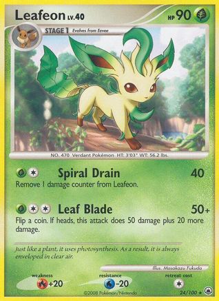 Leafeon (24/100) [Diamond & Pearl: Majestic Dawn]-1