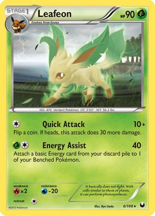 Leafeon (6/108) [Black & White: Dark Explorers]-1
