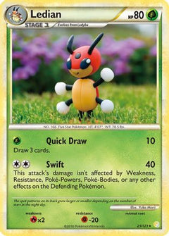 Ledian (25/123) [HeartGold & SoulSilver: Base Set]-1