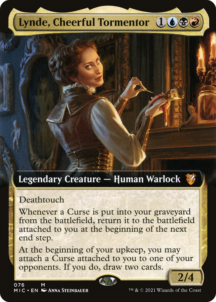 Lynde, Cheerful Tormentor (Extended Art) [Innistrad: Midnight Hunt Commander]-1