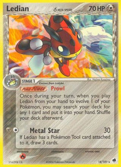 Ledian (18/101) (Delta Species) [EX: Dragon Frontiers]-1
