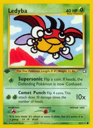 Ledyba (63/111) [Neo Genesis 1st Edition]-1