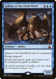Sphinx of the Final Word [Oath of the Gatewatch]-1