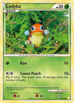 Ledyba (71/123) [HeartGold & SoulSilver: Base Set]-1