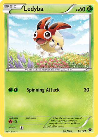 Ledyba (6/146) [XY: Base Set]-1