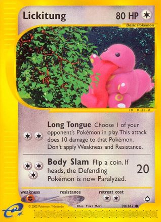 Lickitung (90/147) [Aquapolis]-1
