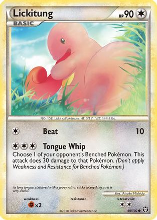 Lickitung (66/102) [HeartGold & SoulSilver: Triumphant]-1
