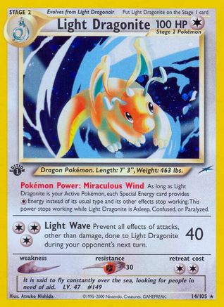 Light Dragonite (14/105) [Neo Destiny Unlimited]-1