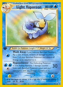 Light Vaporeon (52/105) [Neo Destiny Unlimited]-1